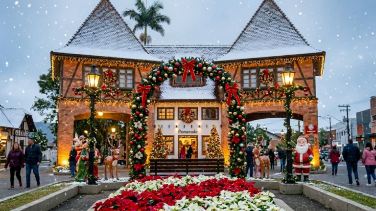 Natal e Ano-Novo em Pomerode SC: Guia Completo da Alta Temporada Festiva - Portal Pomerode